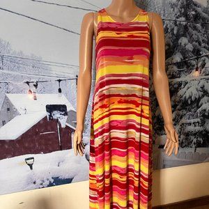 Maxi Dress Zoraida Collazo. Various colors, Size L. Sleeveless